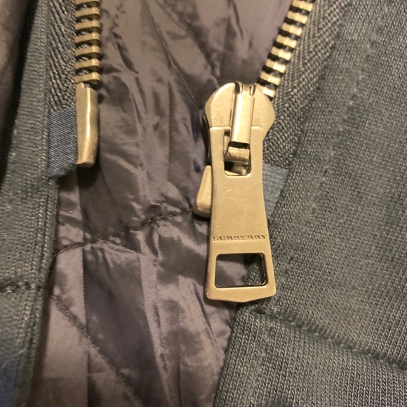 Burberry Zippered Hood Pea Coat - Navy - Picture 8 of 10